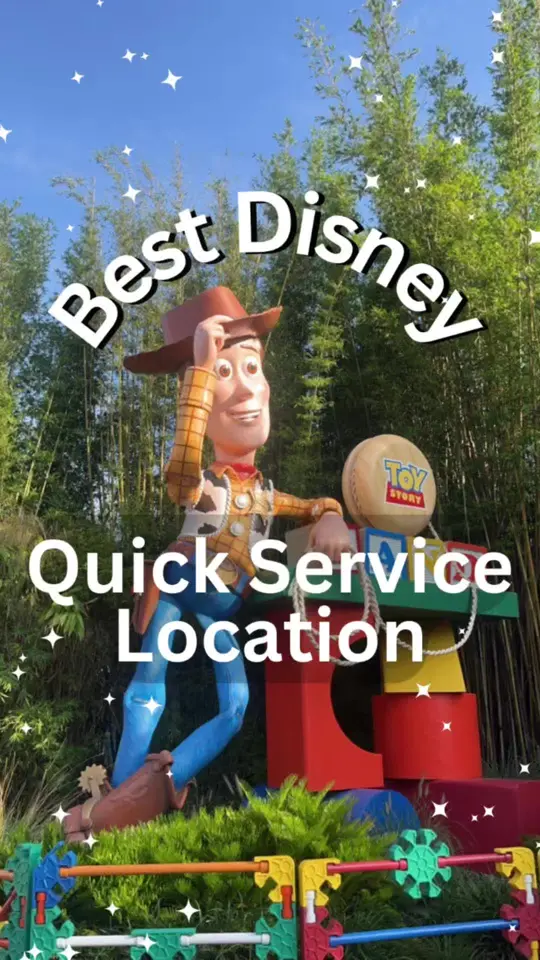 Woody's Lunch Box in Orlando showing food review, quick service location, disney world, video by travelbykaitlynreifsteck on TikTok