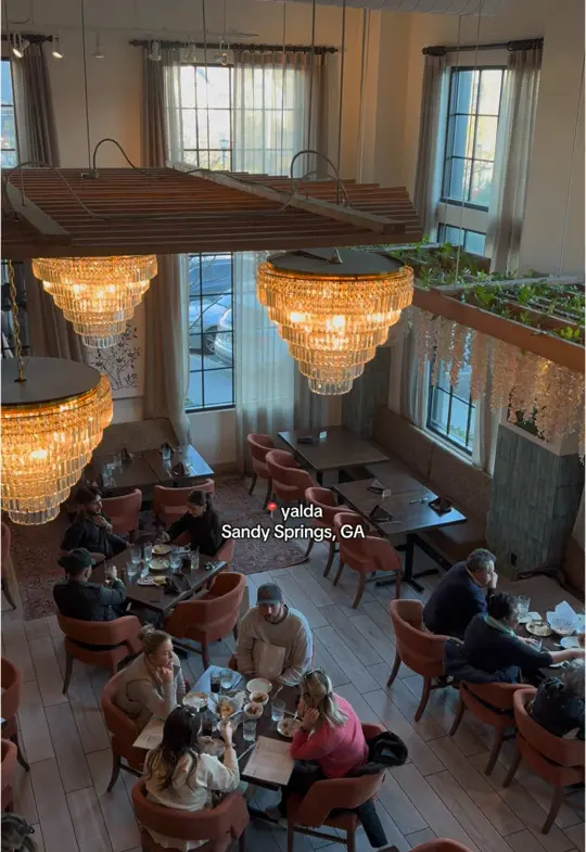 Yalda in Sandy Springs showing persian food, eating, video by charmed.eats on TikTok