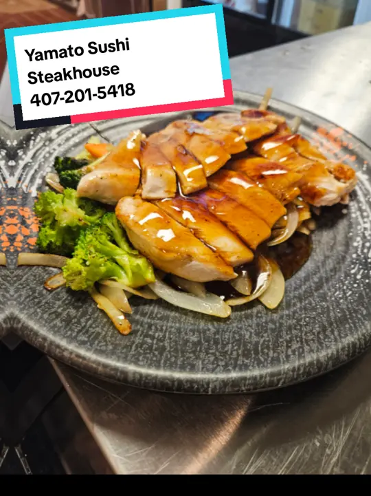 Yamato Sushi Steakhouse in Kissimmee showing restaurant, kissimmee, video by yamatosushisteakhouse on TikTok