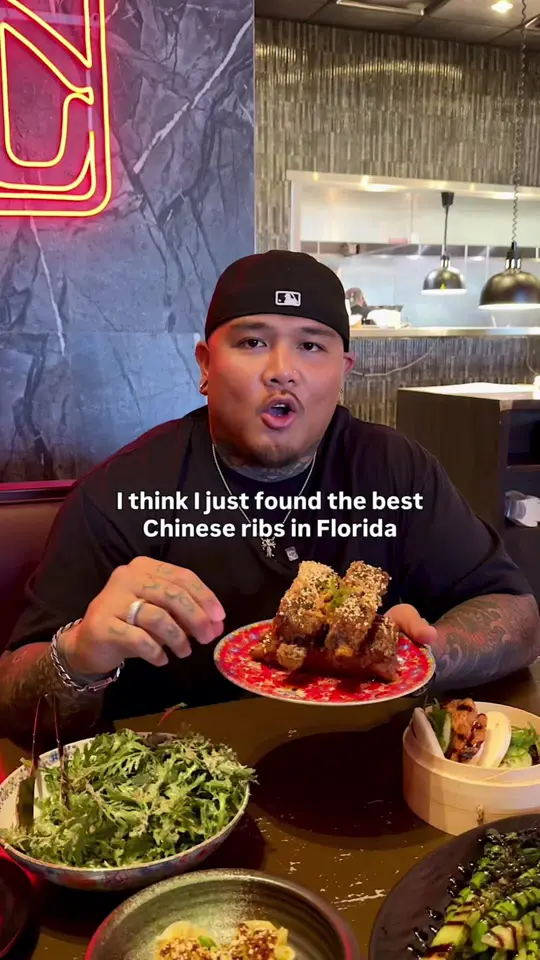 Yao's in Oviedo showing restaurant visit, chinese cuisine, ribeye steak, video by journeyswithjulian on TikTok