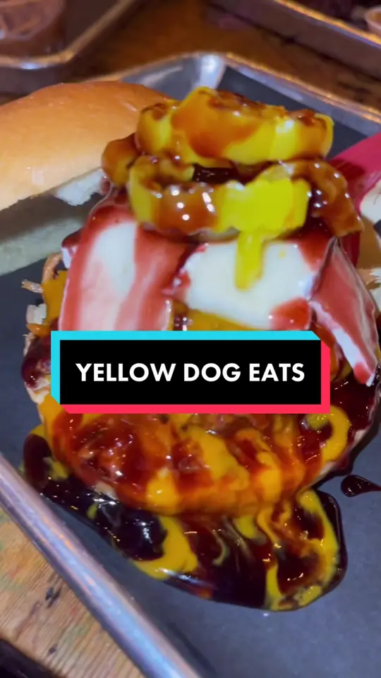 Yellow Dog Eats in Windermere showing review, bbq, video by wrightdownmainstreet on TikTok