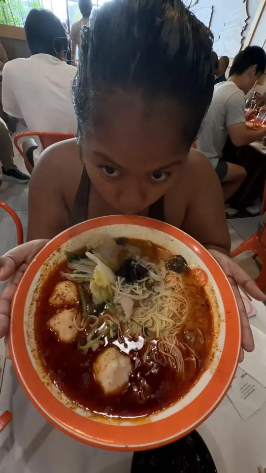 YGF Malatang in Doraville showing hot pot, herbal beef broth, self serve customizable hot pot, proteins, veggies, noodles, video by marinne.0 on TikTok