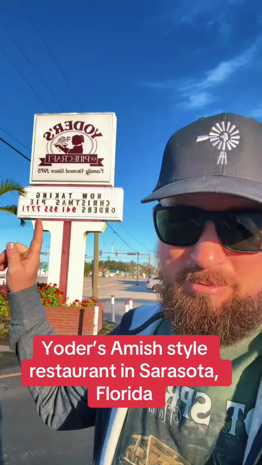 Yoder's Restaurant in Sarasota showing restaurant, amish style restaurant, visit, video by ex_amish_milo on TikTok
