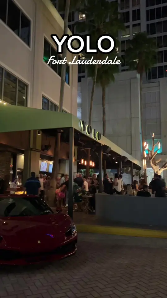 YOLO in Fort Lauderdale showing review, visit, video by genlinet on TikTok
