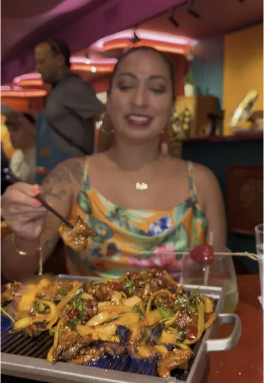 Yue Chinese in Miami Beach showing restaurant visit, northern chinese cuisine, menu updates, art deco atmosphere, video by ieatz305 on TikTok