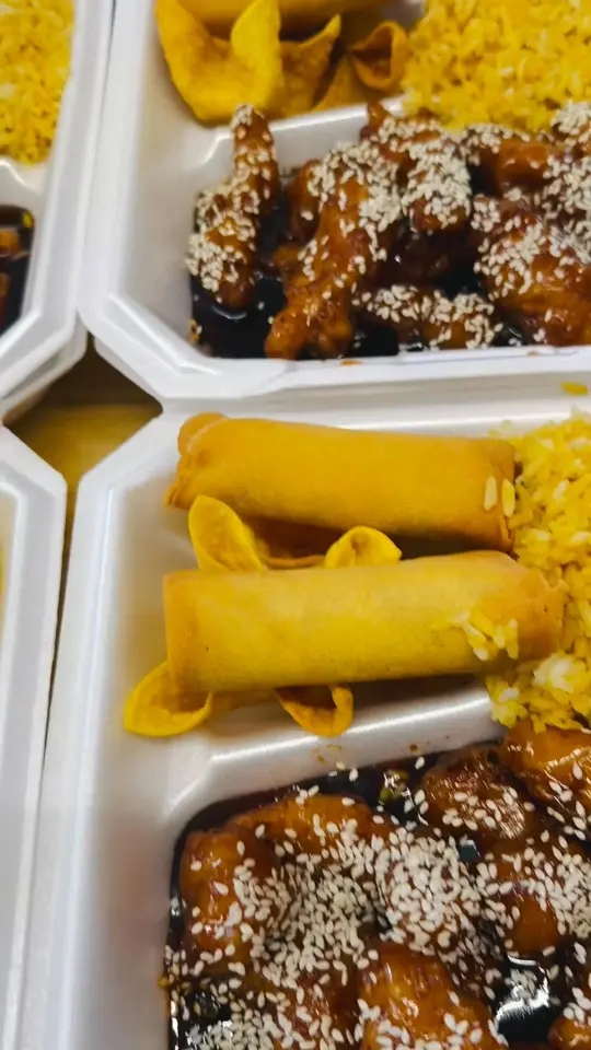 Yum Yum Chinese Take Out in Jupiter showing food, sesame chicken, video by Yum Yum Chinese Restaurant on Facebook