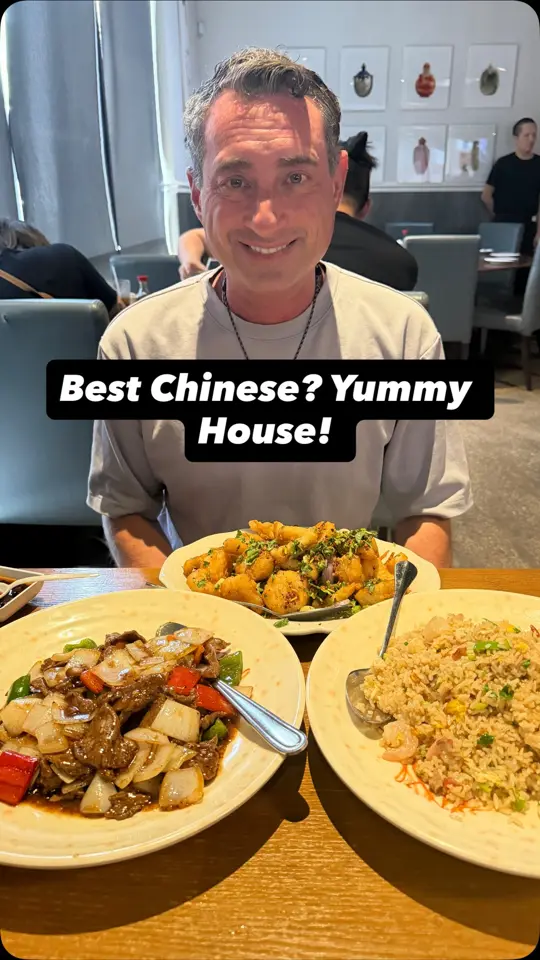 Yummy House China Bistro Tampa in Tampa showing black pepper beef, seafood hot and sour soup, salt and pepper seafood, video by Foodie Justice on Facebook