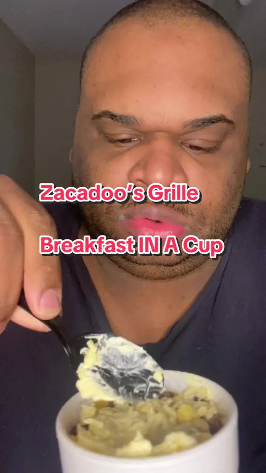 Zacadoos Grille in Thomasville showing food, large breakfast cup, video by john_loves_food on TikTok