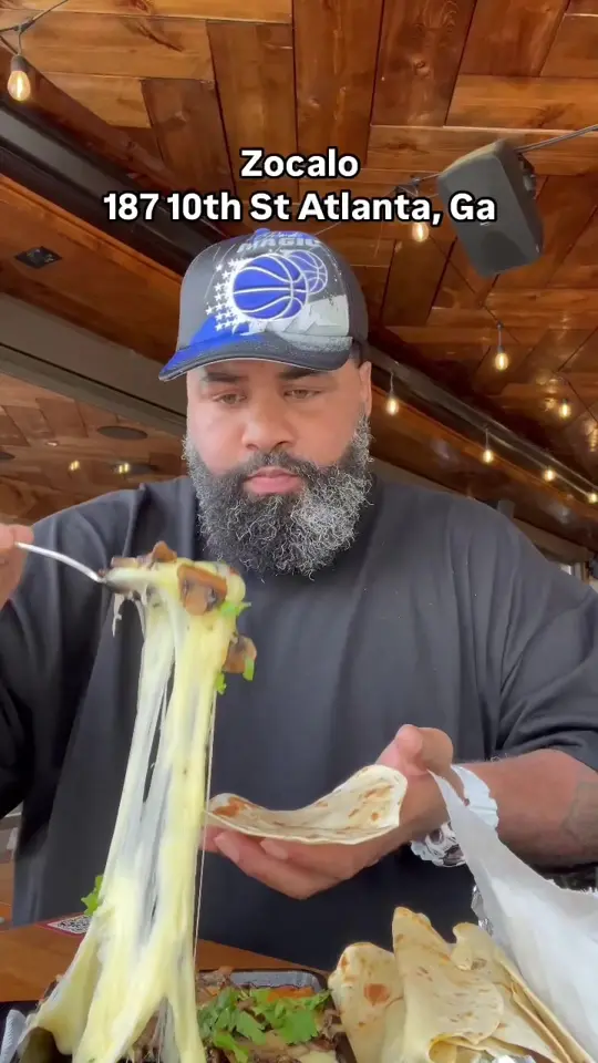 Zocalo in Atlanta showing review, visit, video by atlantafoodguy on TikTok