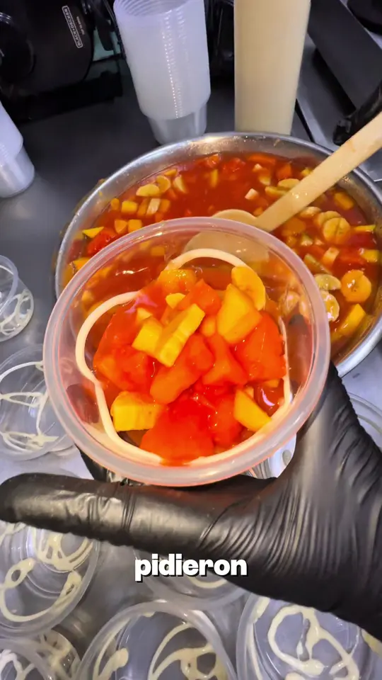 Zona Fresca in Delray Beach showing food, mango salpicon, video by zonafrescasabaneta on TikTok