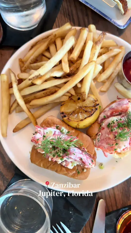 Zunzibar in Jupiter showing restaurant visit, new restaurant review, video by travelingtipsy on TikTok
