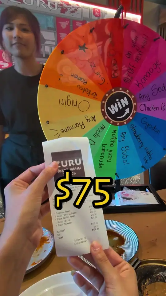 Zuru Ramen Bar - Miramar in Miramar showing promotion, loyalty program, video by zururamenbar on TikTok