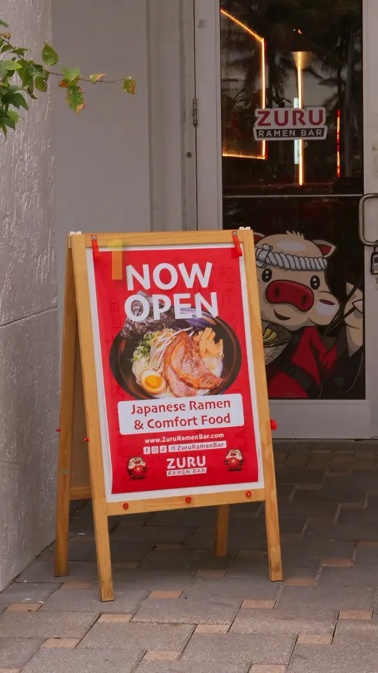 Zuru Ramen Bar - Plantation in Plantation showing grand opening, free ramen bowls, free karaage chicken, video by zururamenbar on TikTok